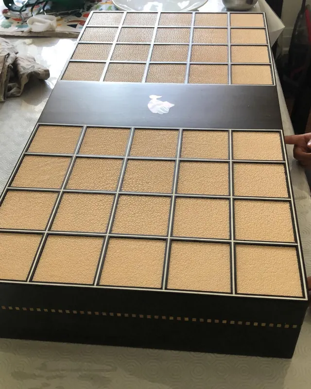 An empty humidor from a collection we bought