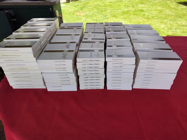 Boxes of Habanos ready for a client