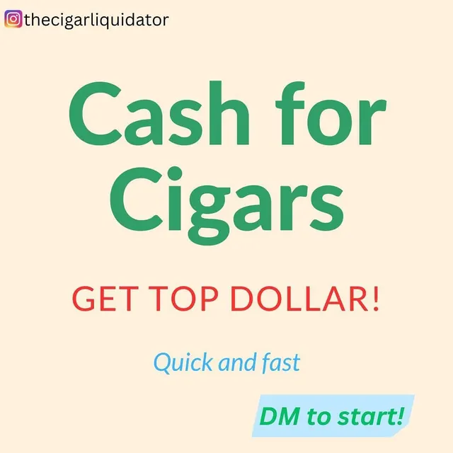 Cash for cigars