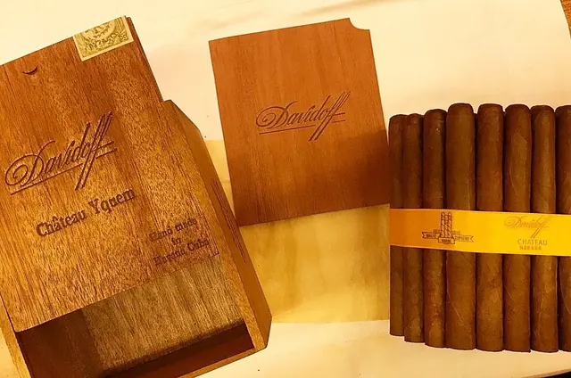 Cuban Davidoff Château Yquem and Margaux
